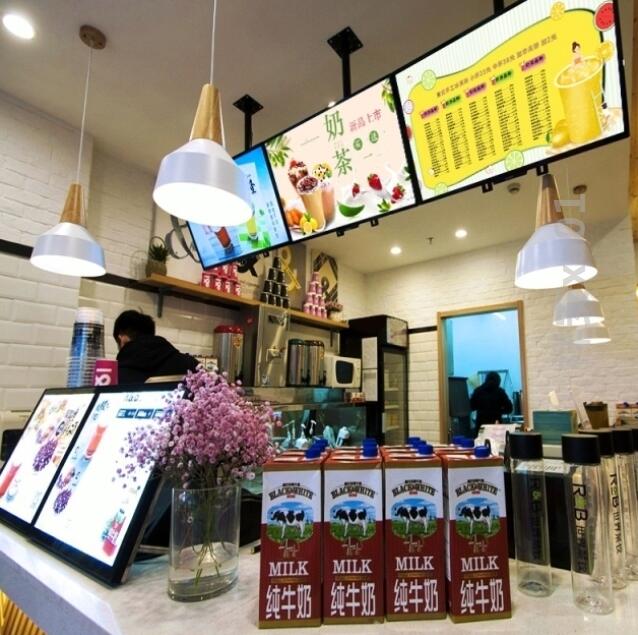 奶茶店广告灯箱